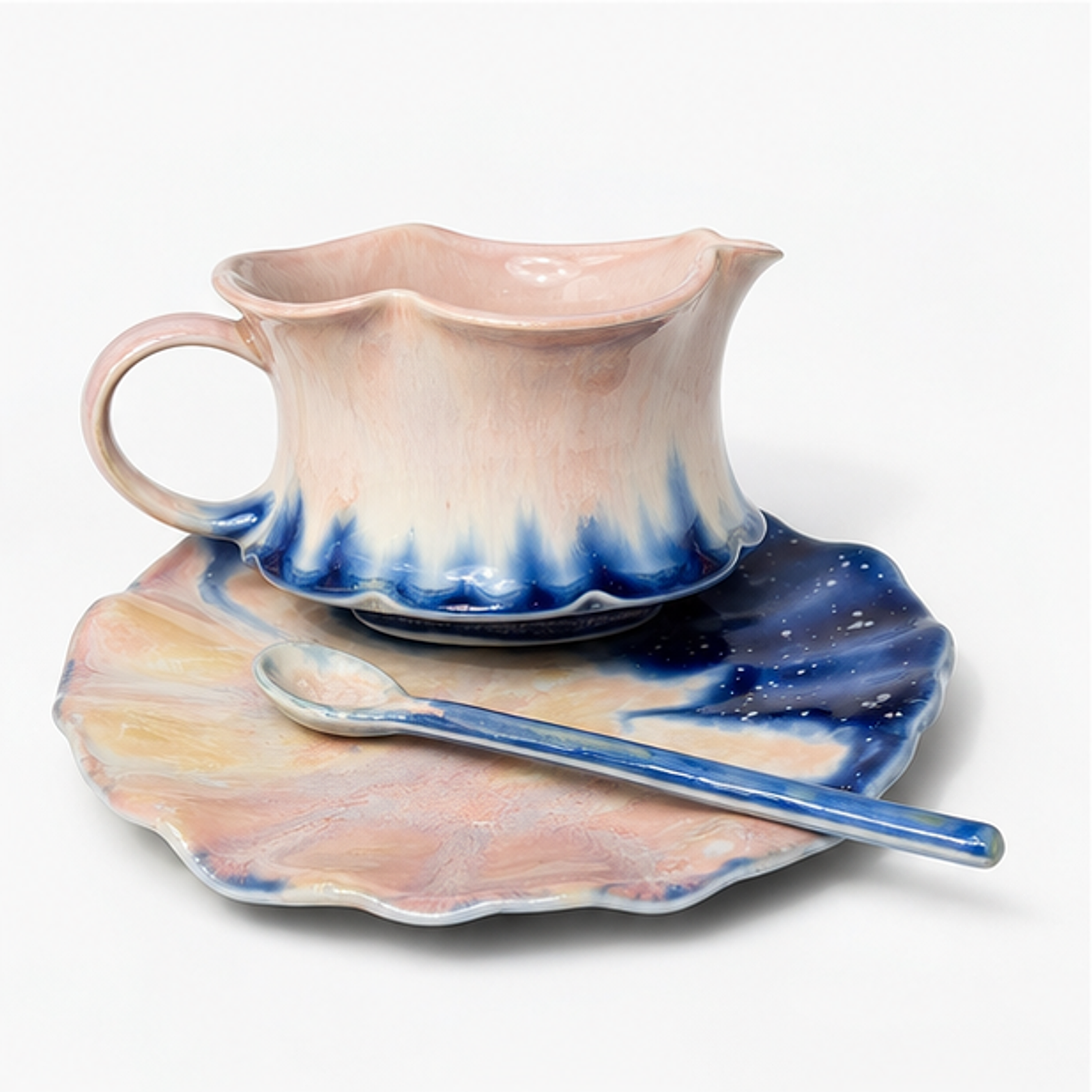 Midnight Bloom Cup Set