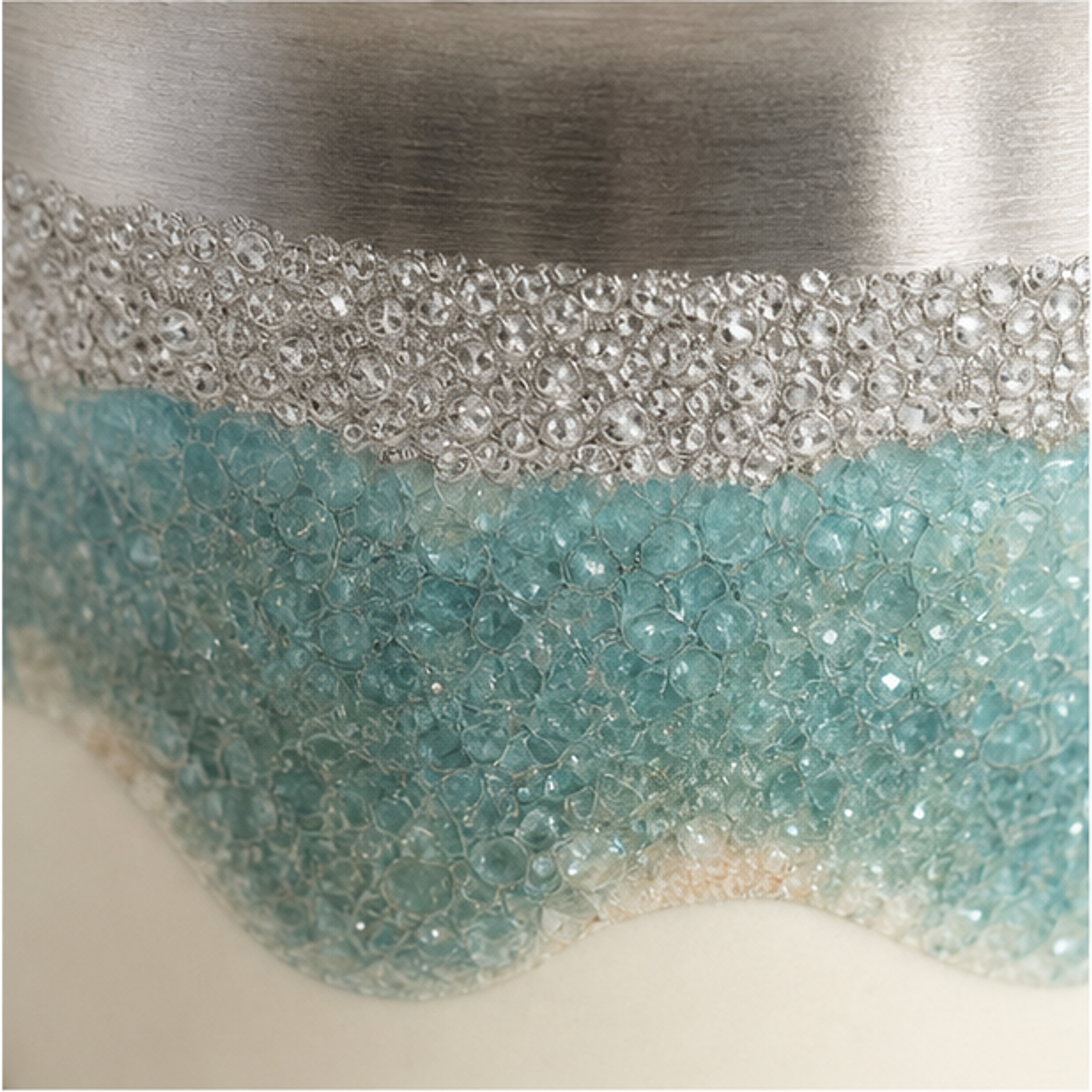 Aqua Tide Handled Mug