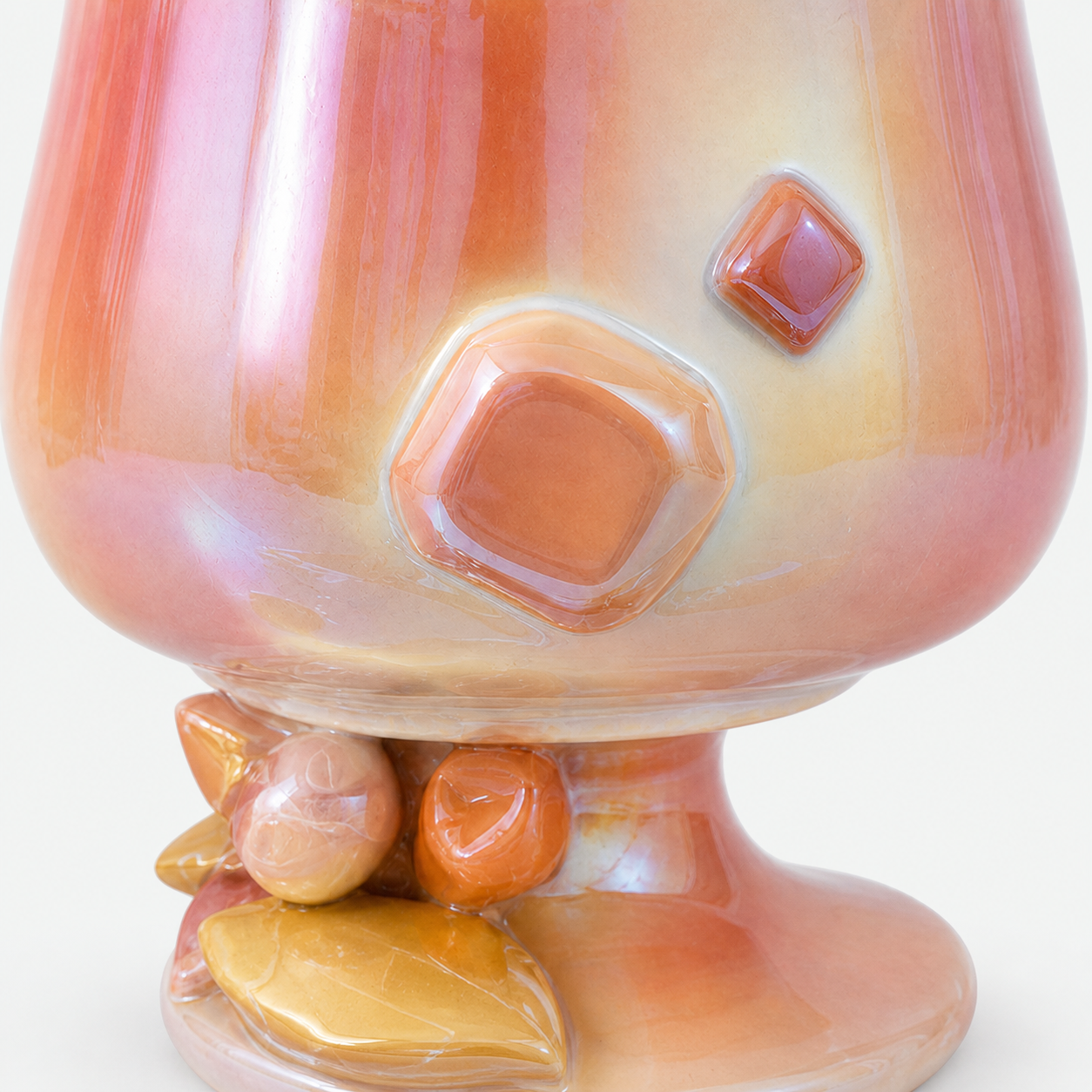 Rose Prism Footed Cup
