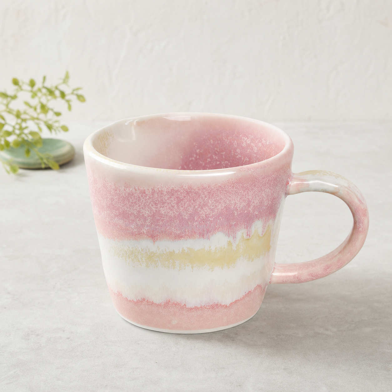 Blush Horizon Handmade Mug