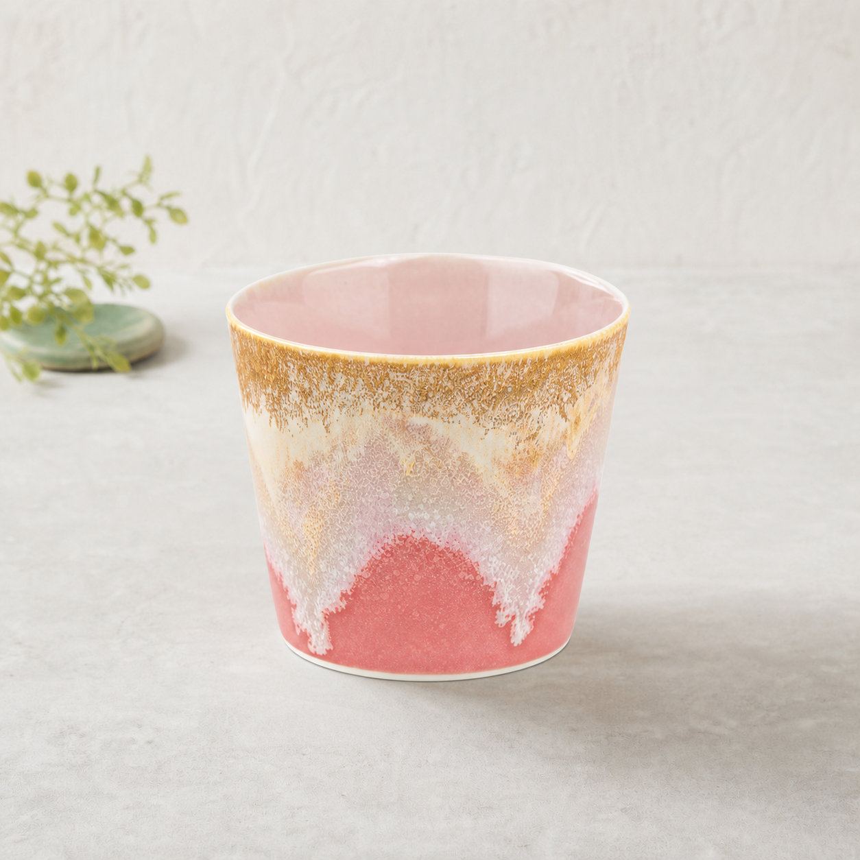 Coral Mist Handmade Cup