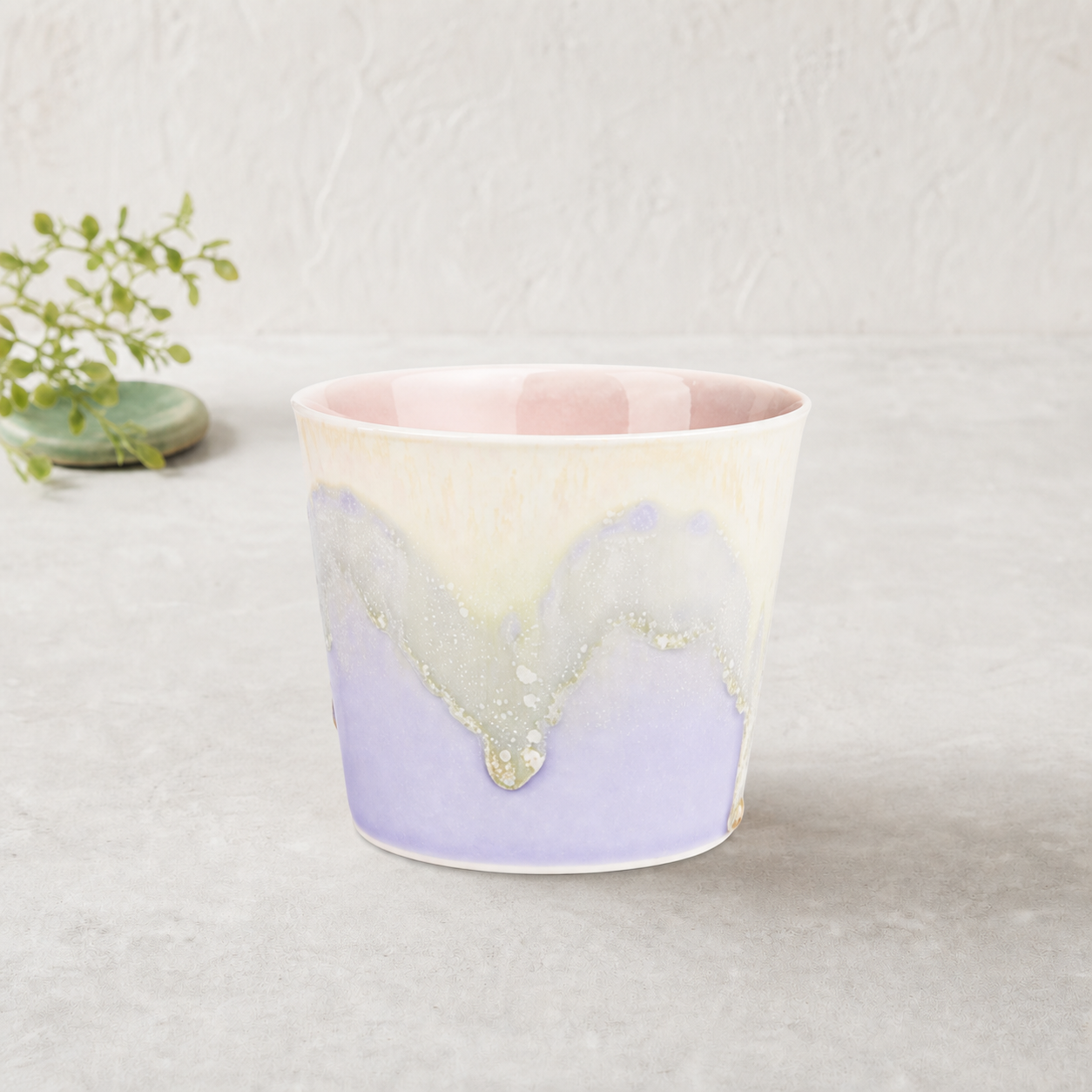 Lilac Drift Handmade Cup